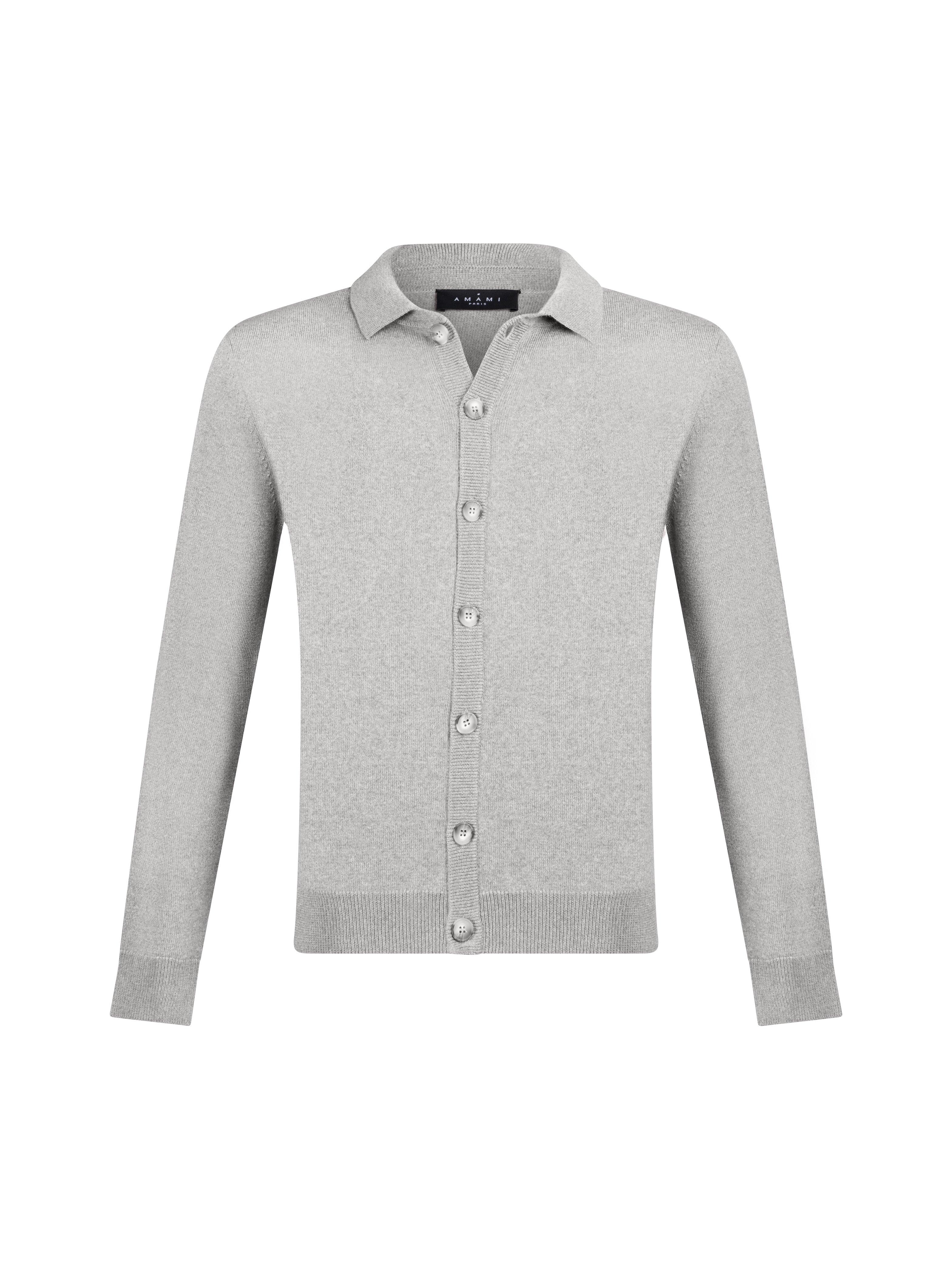Cardigan col polo