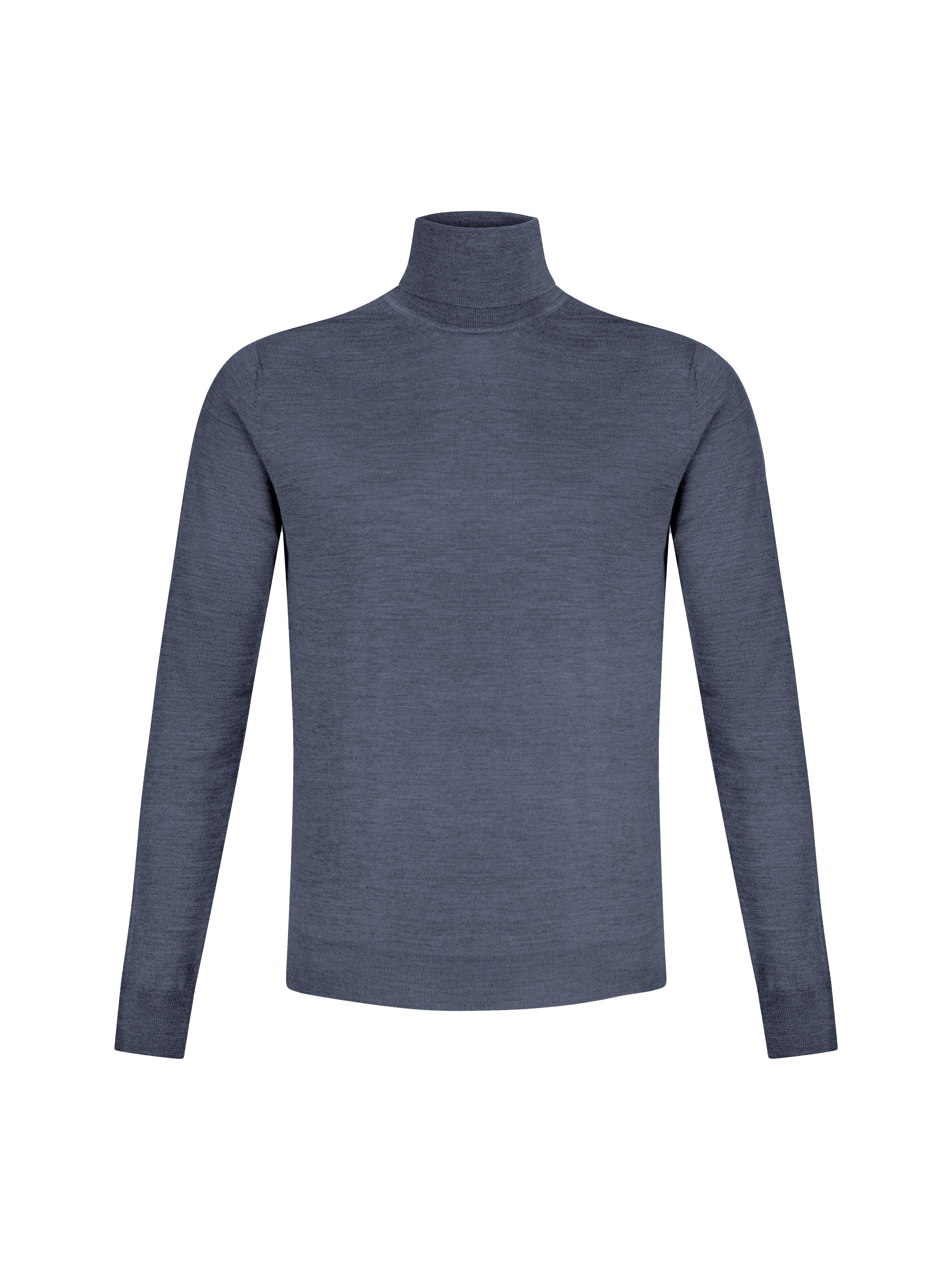 Pull Col Roulé Maille Fine
