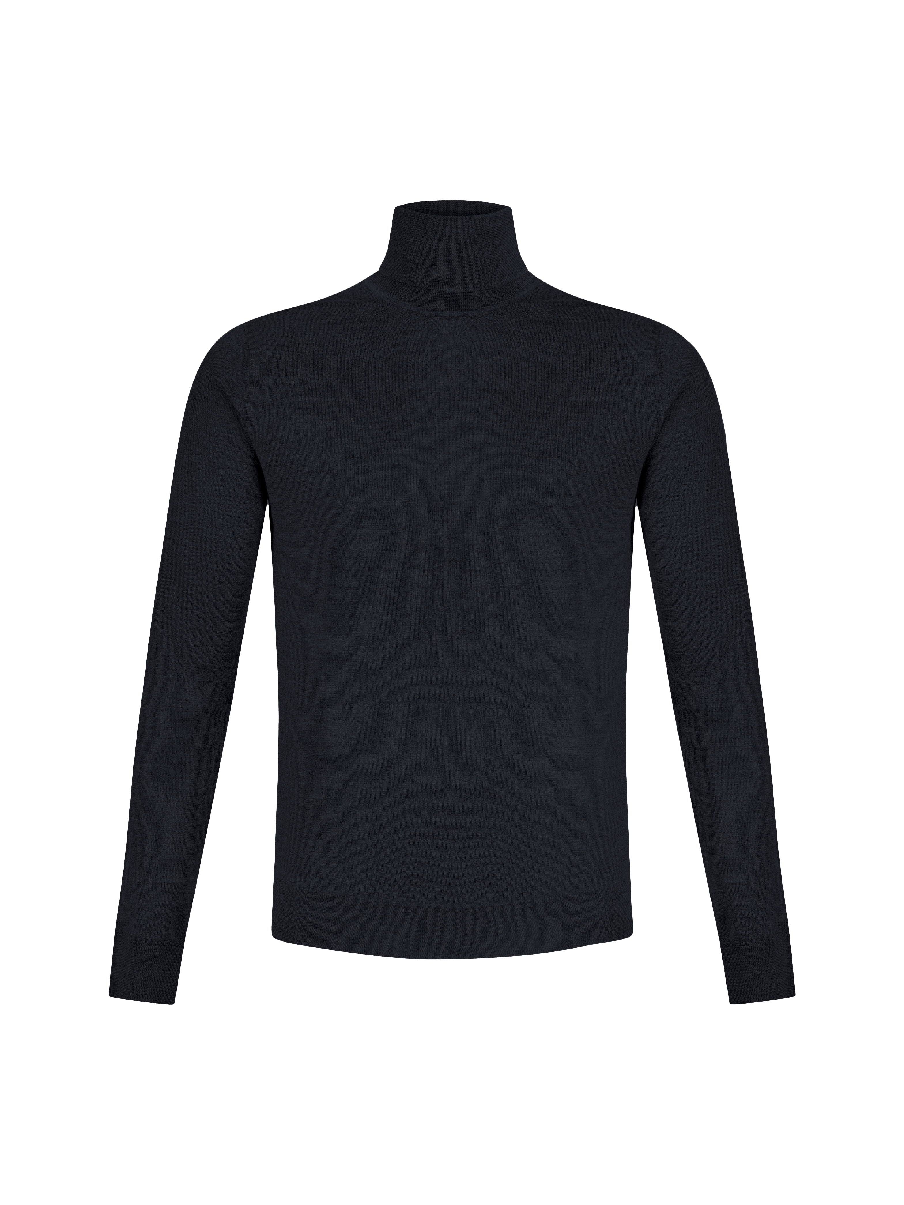 Pull Col Roulé Maille Fine