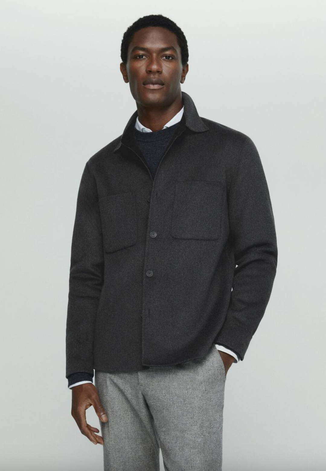 Veste mi-saison / Surchemise poches plaquées poitrine