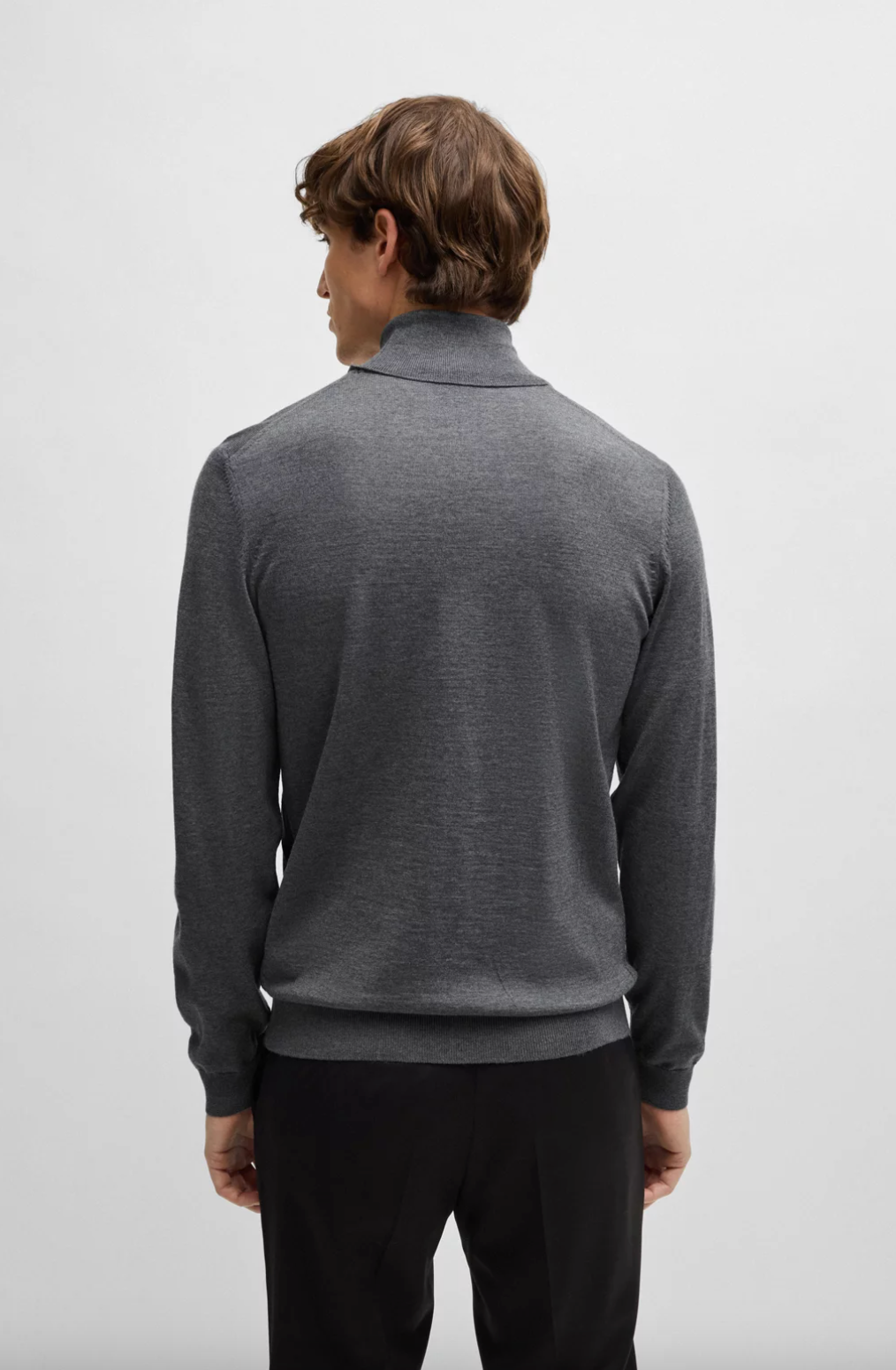 Pull Col Roulé Maille Fine
