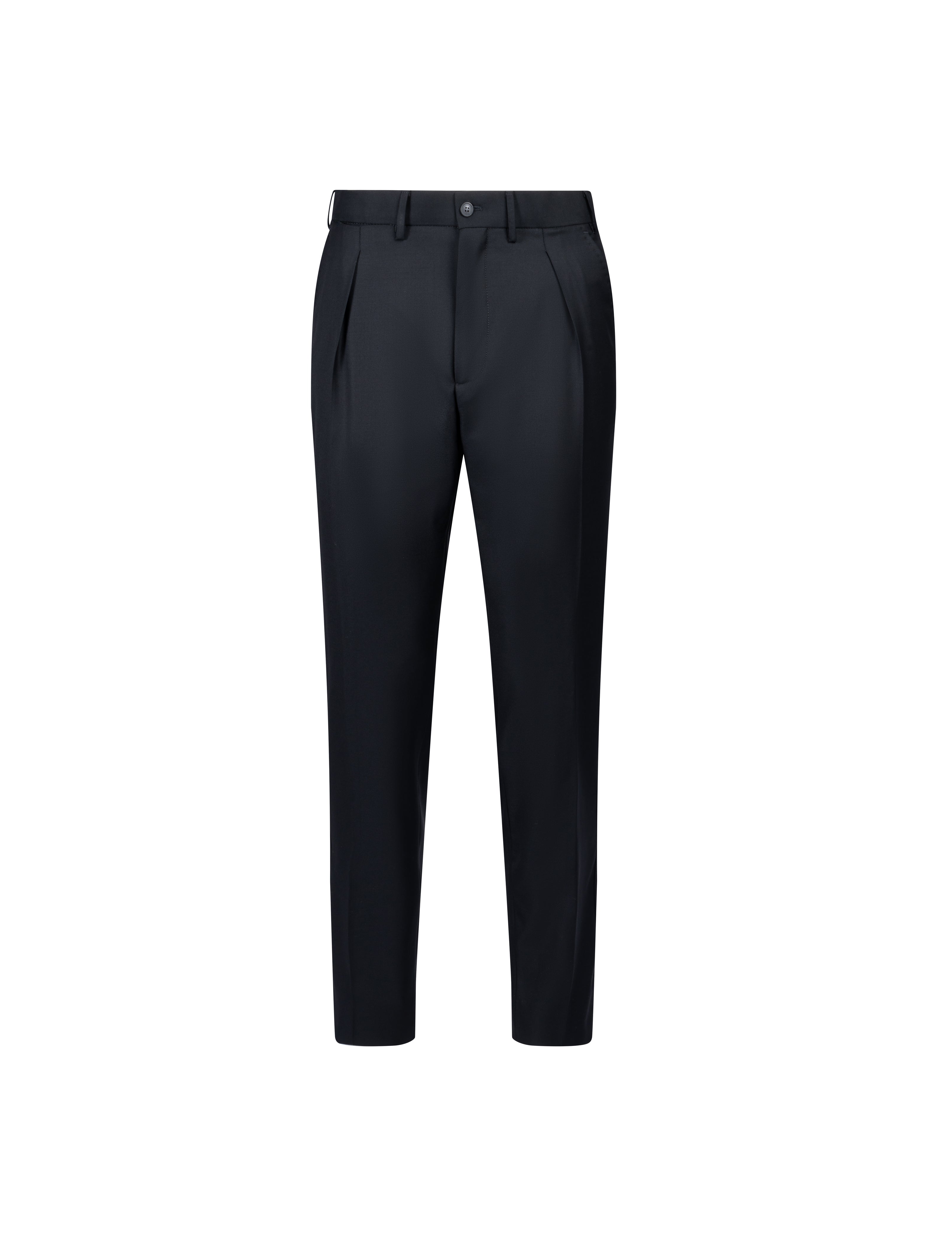 Pantalon droit à pinces